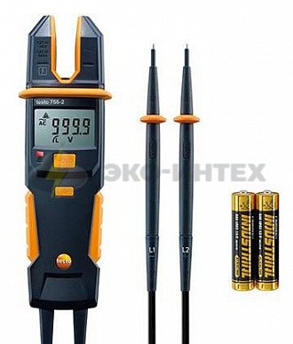testo 755 тестер тока/напряжения, тестер напряжения и измерение силы тока