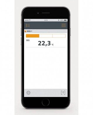 testo 905i Смарт-Зонд термометры воздуха с Bluetooth, управляемый с Вашего смартфона/планшета